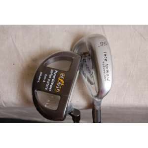 NEW F2 FACE FORWARD COMBO SET W/PUTTER AND 56* SAND WEDGE  