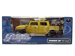   car model of Hummer H2 SUT Concept Yellow Players die cast car by