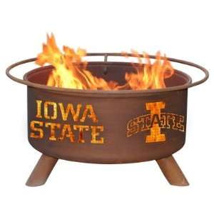   State Cyclones Portable Steel Fire Pit Grill Patio, Lawn & Garden
