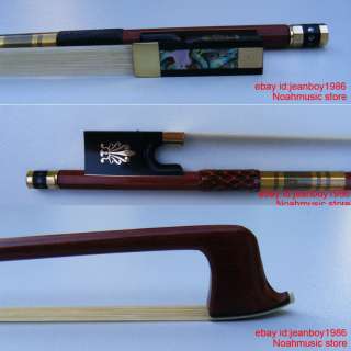 Gold Mounted Pernambuco Violin Bow h quality 4/4 @HS258  