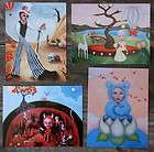 Set of 4 Art Postcards from Artist Lawn Walker Pop Surrealist