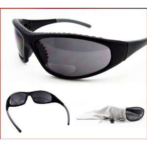 Motorcycle Bifocal Sunglasses 3.00 with Polycarbonate Safety Smoke 