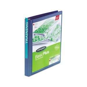   FLEXIBLE POLY ROUND RING VIEW BINDER, 5/8 CAPACITY, BLUE Office