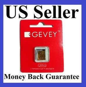 Gevey Ultra Pro Plus Unlock Turbo Sim Card For iPhone 4 4G 4.1 to 5.0 