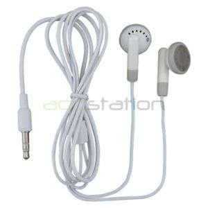 Headset Earbud Headphone for iPod nano mini video WHITE  