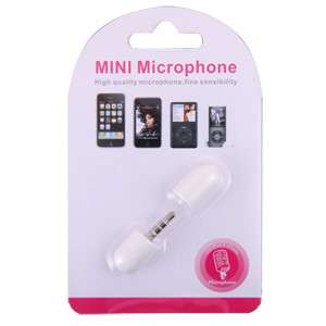 Capsule mini Microphone recorder for iPhone 4 3G S iPOD  