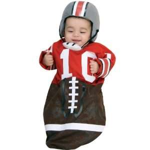  Football (Red) Deluxe Bunting Infant Costume   0 6 months 