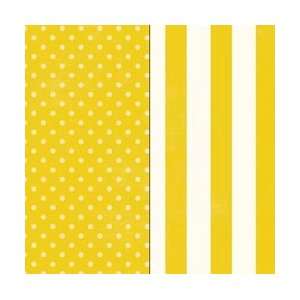Echo Park Paper Dots & Stripes 2 Soda Fountain Double Sided Cardstock 