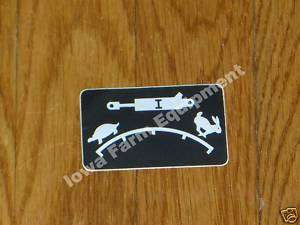 John Deere Hyd/SCV Remote #2 Decal 2510,3010,3020,4020  