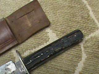 Early1900s John Newton & Co Sheffield England Bowie Style Hunting 