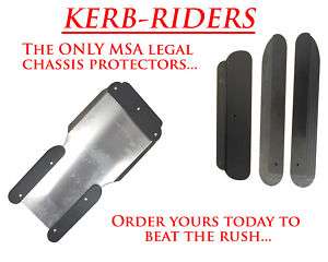 Kerb Rider Chassis Protector MSA legal / Rotax TKM Kart  