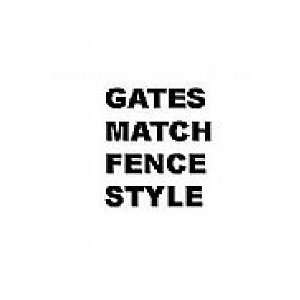   and Groove   96 High X 48 Wide Walk Gate Kits Patio, Lawn & Garden