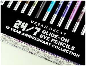 Urban Decay 15 Anniversary 24/7 Eyeliner Liner Pencil   15 individual 