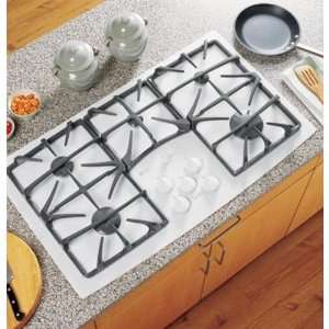  GE JGP970TEKWW Profile 36In. White Cooktop Appliances