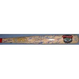   Signed/Autographed Bat   41 Members, Aaron, Musial