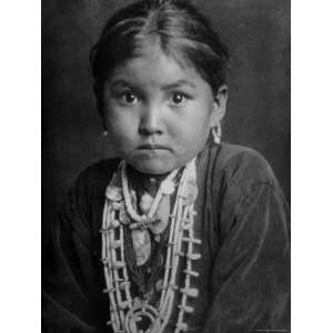  of Small Girl in Costume, Who is Native American Navajo Princess 