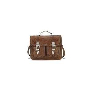  American West Leather 2 Compartment Briefcase Office 