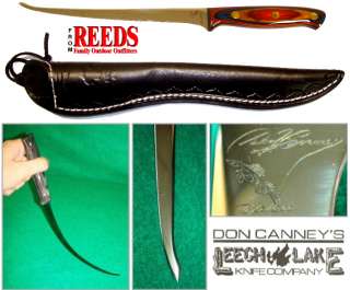Leech Lake Custom Fillet Knife by Don Canney (7½ Blade, Regal)   NEW 