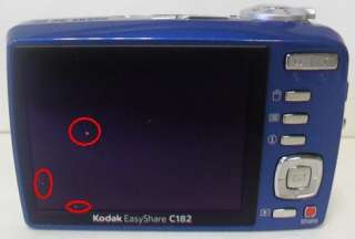 KODAK EASYSHARE C182 12MP 3X OPTICAL DIGITAL CAMERA 041771393656 
