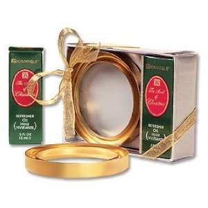   of Christmas Refresher Oil & Brass Light Ring Gift Set by Aromatique