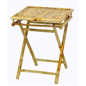  Bamboo 54 Small Bamboo Folding Tables (Set of Two 