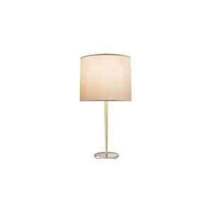 Barbara Barry Refined Rib Table Lamp with Silk Shade by Visual Comfort 