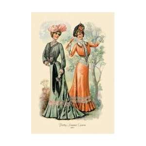  Pretty Summer Gowns 20x30 poster