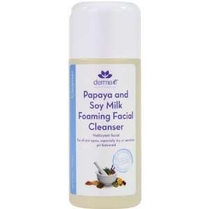Derma e Papaya Enzyme and Soy Foaming Facial Cleanser
