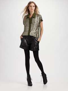 Elizabeth and James   Sequin Blouse    