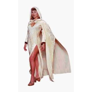   75032 Gold Ivory Hooded Costume Cape   56 Inches