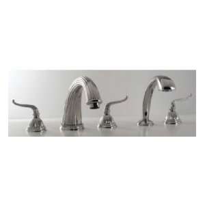 Santec Roman Tub Filler With Handheld Shower with FL Style Handles 