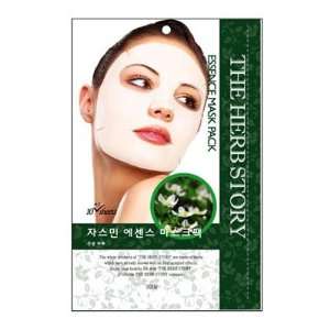  Lus The Herb Story Jasmin Essence Mask Pack 200g 10 sheets 