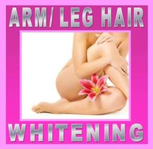 Skin Arm Leg Hair BLEACHING WHITENING Cream + Soap SAFE  
