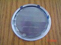 Small Round NEW ALUMINUM Louvered Vent Cover w Screen  