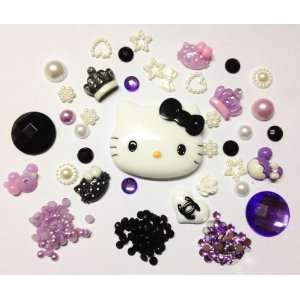   Cabochon Flat Back Reins For Cellphone Case Irene Series 14   Kitty