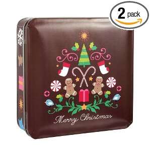   Company Merry Christmas Tin, Chocolate Mint, 6 Ounce Tins (Pack of 2