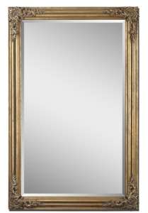Uttermost Carapelle Accent Mirror with Antique Style Gold Leaf 