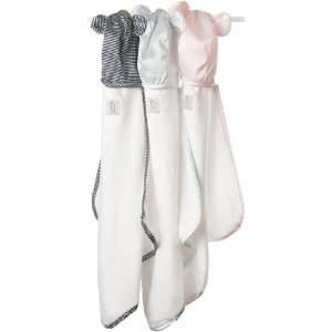  Chenille Mini Stripe Hooded Towel Baby