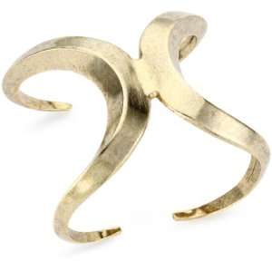  Low Luv by Erin Wasson Double Gold Crescent Moon Cuff 