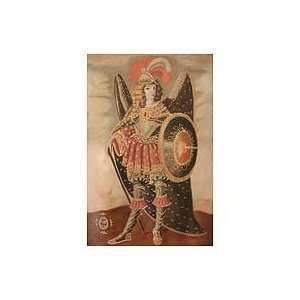  NOVICA Realist Painting   Archangel Michael II