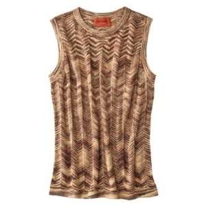 Missoni for Target Space Dye GOLD Sleeveless Sweater   Gold Zigzag 