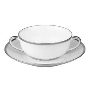  Raynaud Fontainebleau Platinum Cream Soup Cup 11 oz