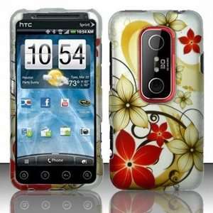 HTC EVO 3D Accessory   Blossoming Spring Flower Protective Hard Case 