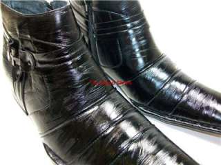 Mens D ALDO Italian Style Black Dress Casual Boots Shoe  