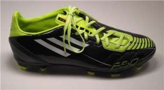 New Adidas F10 TRX FG soccer cleats shoes Mens 9 Black White 