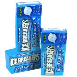 Ice Breakers Ice Cubes Gum   Peppermint Grocery & Gourmet Food