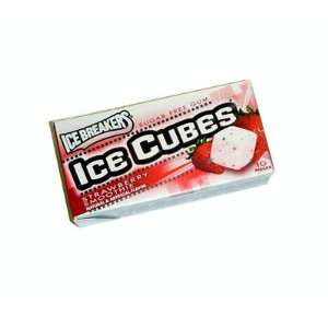  Ice Breakers Ice Cube Gum , Strawberry Smoothie,8x.81 Oz 