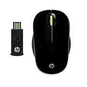   HP Wireless Glossy Black 3 Button Scroll Wheel Optical Mobile Mouse
