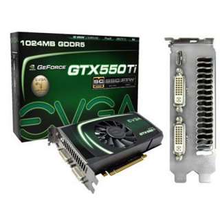 NEW EVGA Geforce GTX550TI SC GDDR5 PCI e/Express Video Card  