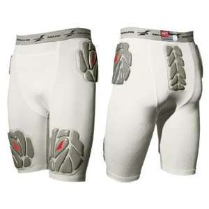 Rawlings Zoombang 5 Pc Protective Football Girdles WHITE/GREY YL (27 